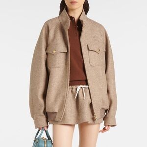 Miu Miu Tan Jacket